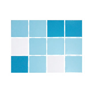 REVEST. CERAMICO 10X10 CM - MIX AZUL CLARO (MALLA)