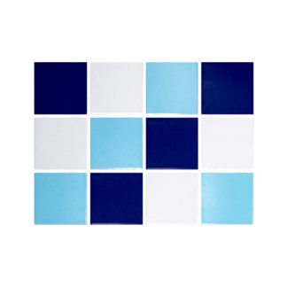 REVEST. CERAMICO 10X10 CM - MIX AZUL (MALLA)
