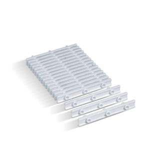 VARILLA PLASTICA LARGO 24.3CM P/REJILLA PERIMETRAL