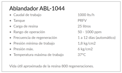 ABLANDADOR DE AGUA MOD. ABL-1044 - CON SALERO - Image 3