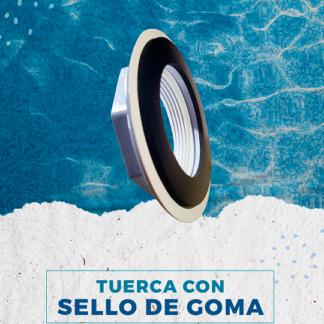 Tuerca c/sello para piscina de fibra - Accesorios