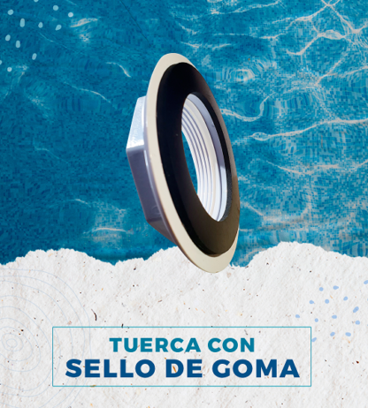Tuerca c/sello para piscina de fibra - Accesorios