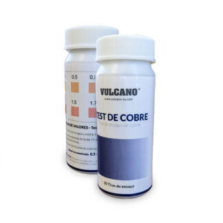 TEST KIT ANALIZADOR DE IONES DE COBRE  (x 30 TIRAS) - VULCANO